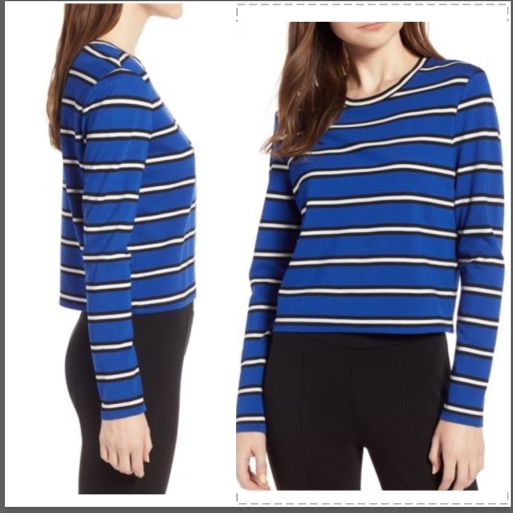 Halogen Stripe Knit Tops